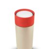 MINI Colour Block Travel Mug 500ml - Vibrant Silver / Rebel Red and White - 80285B32110