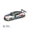 BMW Miniature M8 Racing Livery Model Car 1:18 - White Autosport