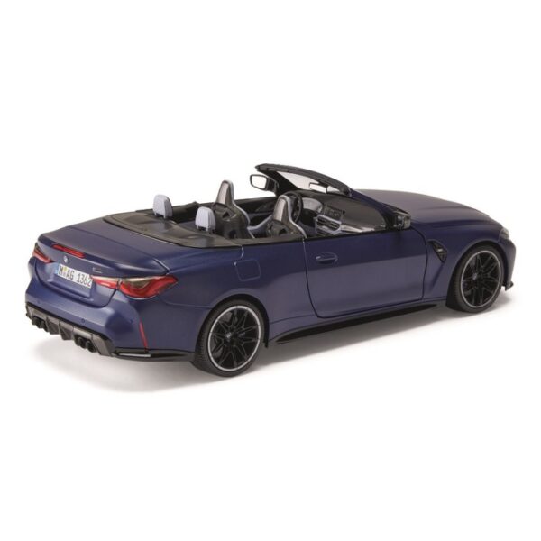 BMW Miniature M4 Cabrio G83 Model Car 1:18 - Blue