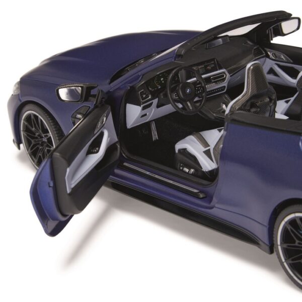 BMW Miniature M4 Cabrio G83 Model Car 1:18 - Blue