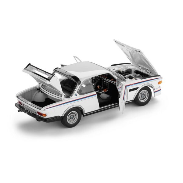 BMW Miniature CSL 3.0 Model Car 1:18 - White