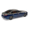 BMW Miniature i7 G70 Model Car 1:18 - Oxide Grey Blue