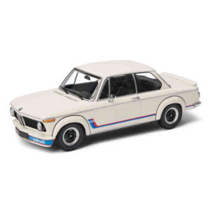 80435B5D022-1 (2) BMW Miniature iconic 1973 BMW 2002 Turbo Model Car 1:18 - White