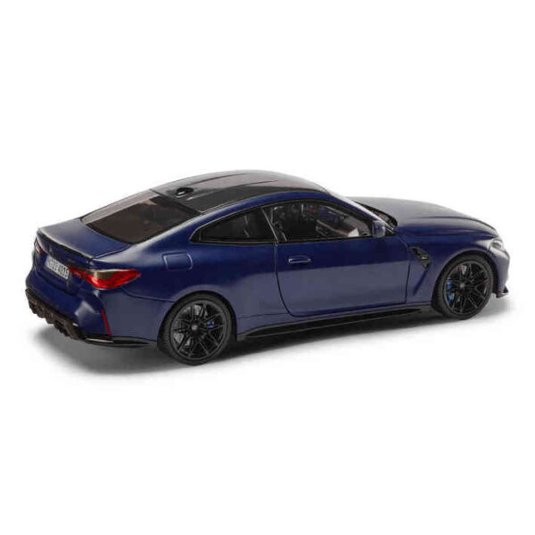 BMW Miniature M4 Coupe LCI G82 Model Car 1:18 - Frozen Blue
