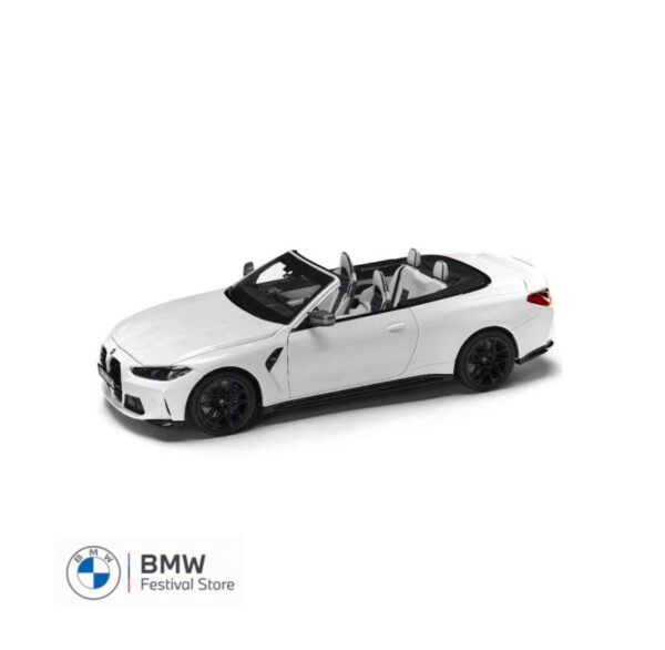 BMW Miniature M4 Cabriolet LCI (G83)  Model Car 1:18 - Alpine White