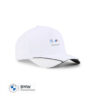 80165B5D0E7 BMW Cap Genuine M Motorsport Baseball Cap White Hat Adjustable Panel - 80165B5D0E7