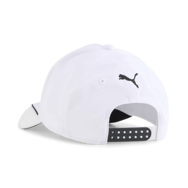 80165B5D0E7-2 BMW Cap Genuine M Motorsport Baseball Cap White Hat Adjustable Panel - 80165B5D0E7
