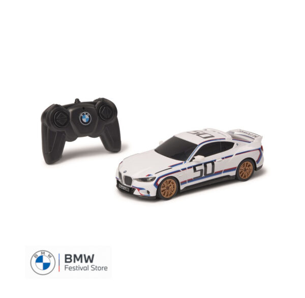 80445B308D8 BMW Miniature Genuine Car Model RC 3.0 CSL White 1:24 - Racing Livery - 80445B308D8